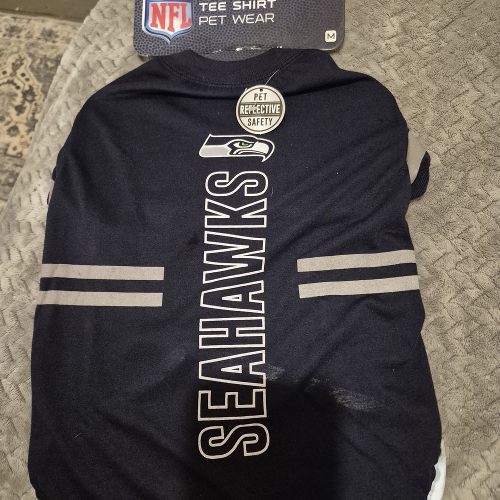 NFL Seahawks Navy Pet Tee